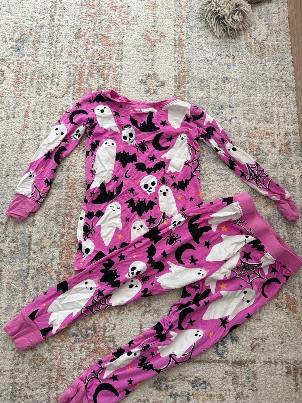 Little Sleepies Halloween Pink 2 piece Pajama